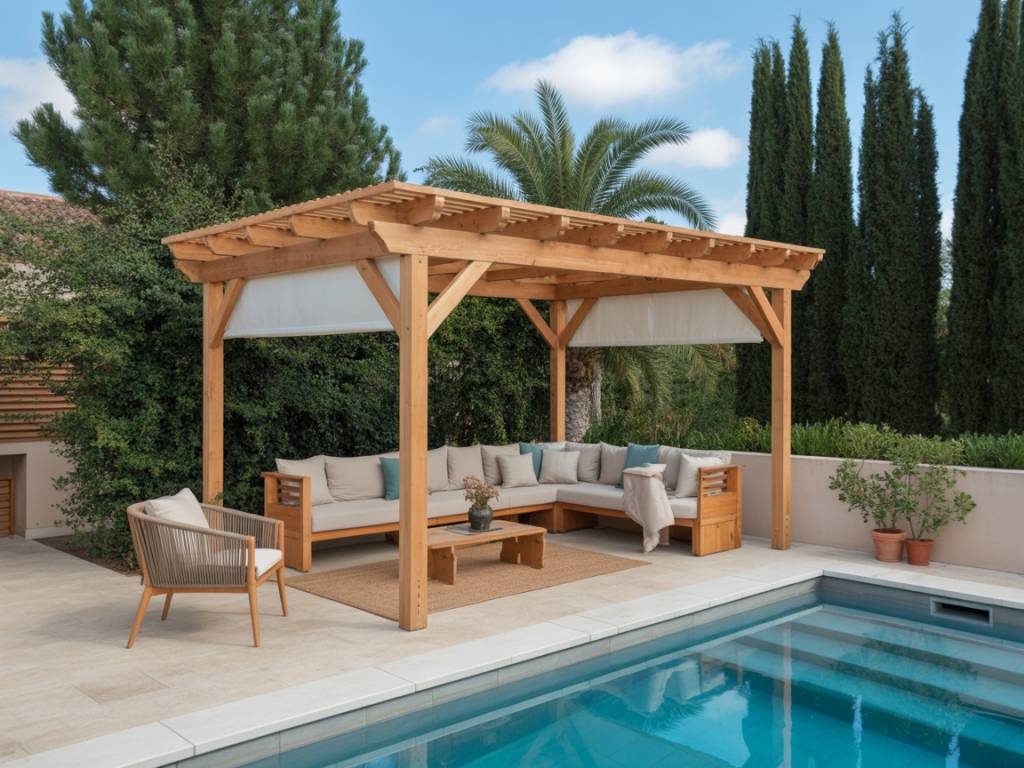 Abris de jardin avec pergola : comment choisir un modèle adapté à votre espace piscine