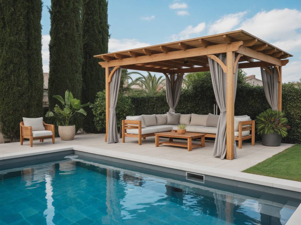 C est quoi une pergola : tout savoir avant d’aménager votre terrasse autour de la piscine